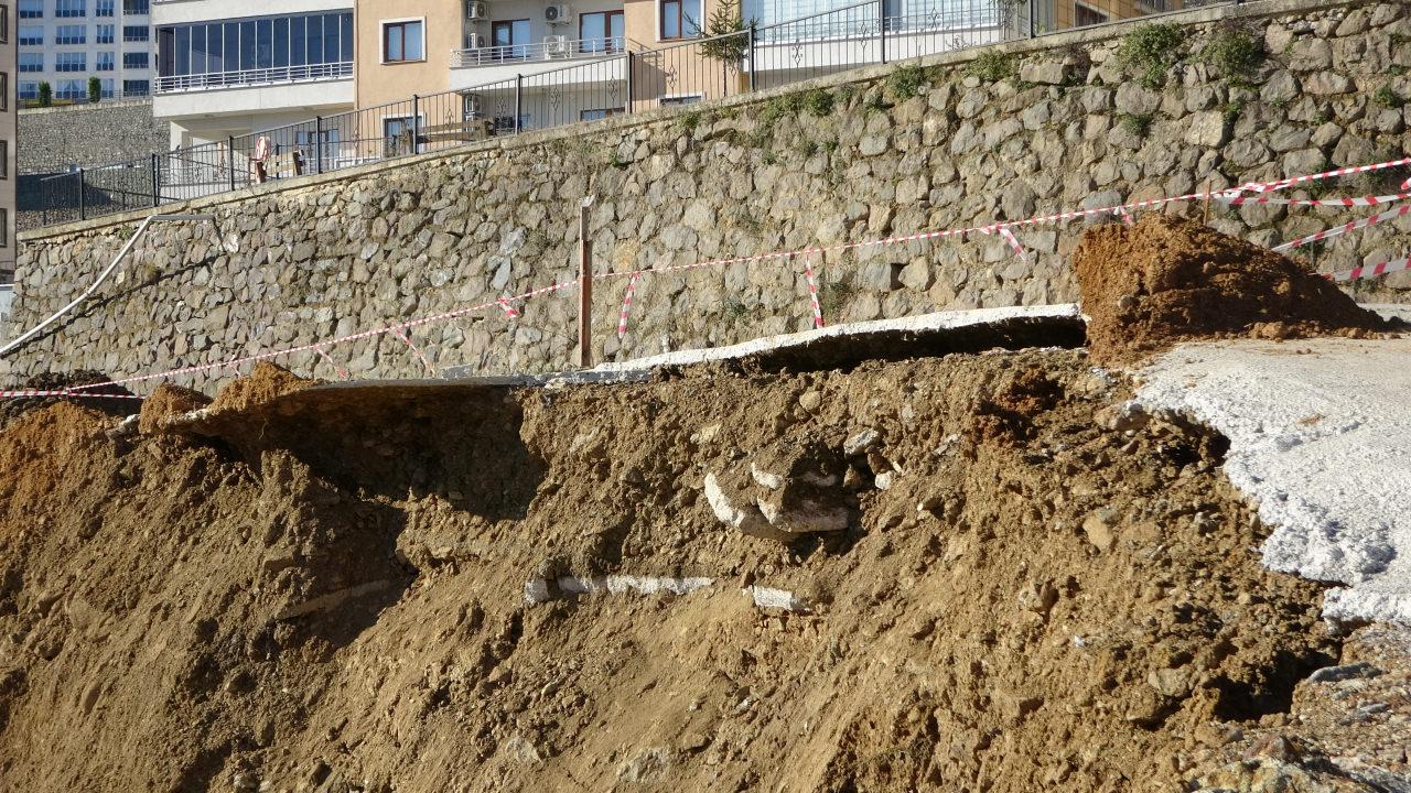 trabzonda kacak hafriyat sahasindaki heyelan endiseye neden oldu 2