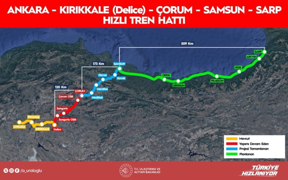 Abdulkadir Uraloğlu: Trabzon-Ankara arası hızlı trenimizle 4,5 saate düşecek 1 abdulkadir uraloglu trabzon ankara arasi hizli trenimizle 45 saate dusecek 0