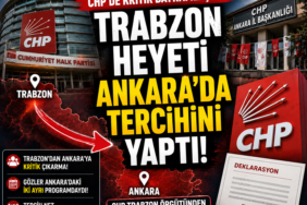 CHP'de Kritik Bayramlaşma! Trabzon Heyeti Ankara'da Tercihini Yaptı