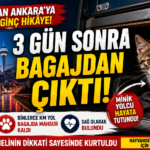 Trabzon’dan Ankara’ya Uzanan İlginç Hikâye! 3 Gün Sonra Bagajdan Çıktı