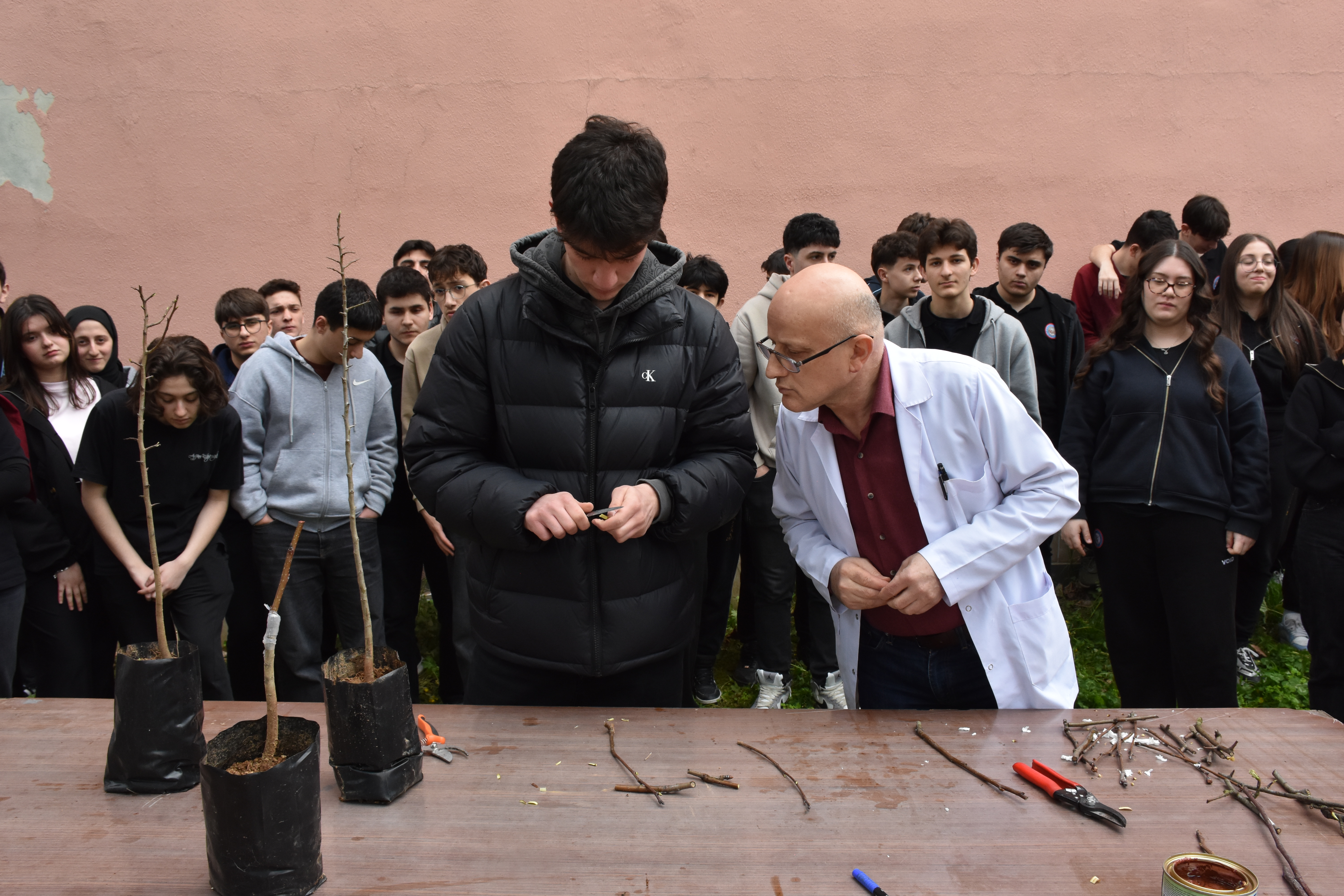 ogretmenden gelecege miras nesli tukenen yoresel meyveleri asiliyorlar 1 TFCujJRT