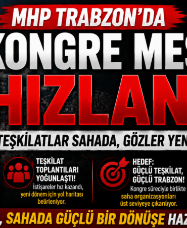 MHP Trabzon’da Dikkat Çeken Hareketlilik! Kongre Öncesi Teşkilatlarda Yoğun Mesai
