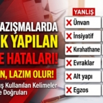 yazisma-hataları